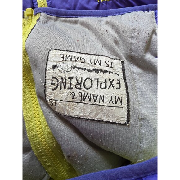 The North Face 550 Fill Down Puffer Jacket Purple Girls 14 - Picture 8 of 9